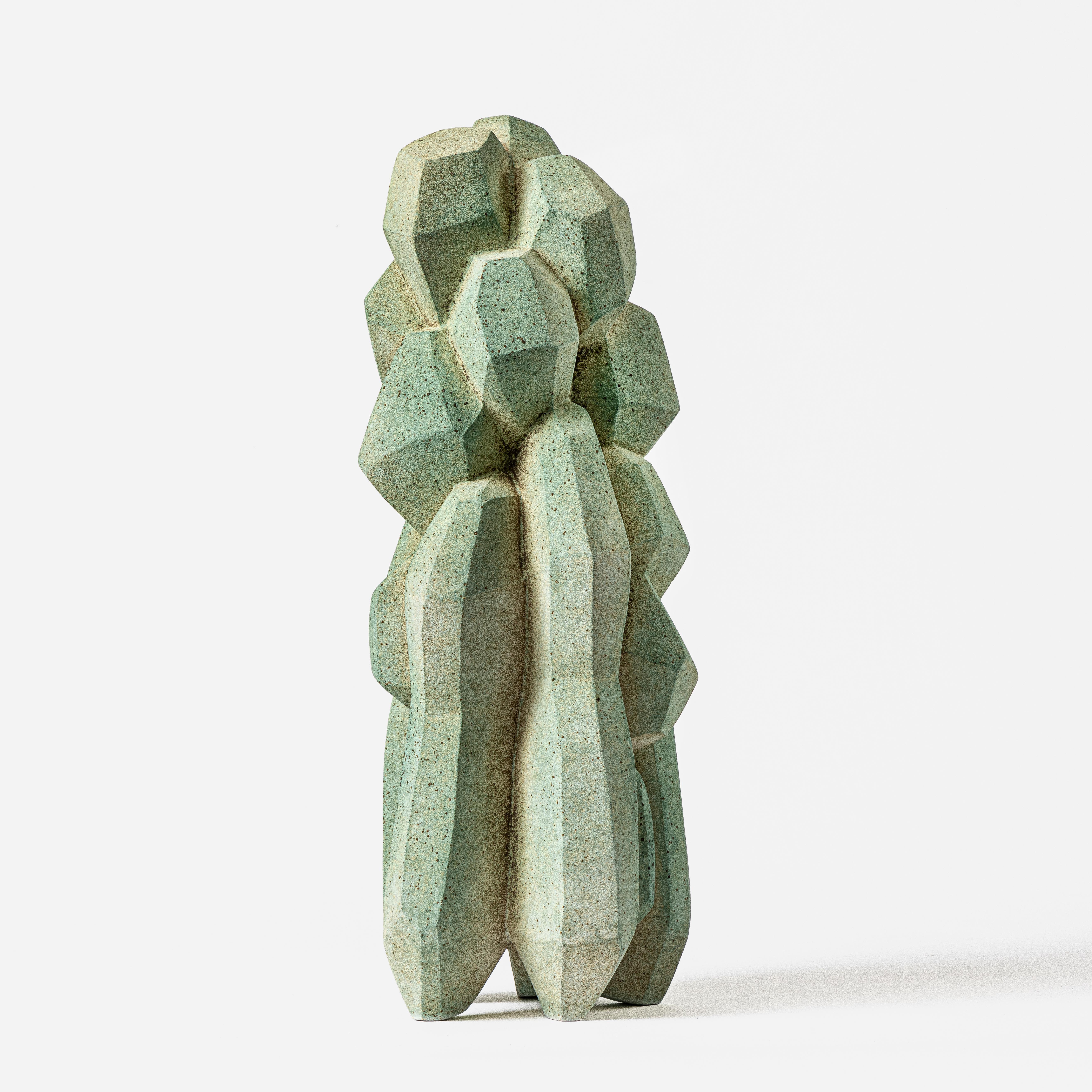 Upward Movement, 2023, (Ceramic, C. 16.9 in. h x 7.1 in. w x 6.3 in. d, Object No.: 4154)

Turi Heisselberg Pedersen consistently strives to manifest the vessel as a testament to abstract form and as a standalone sculptural object. In her interplay