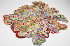 « Tapis incidental numéro 26 » unique de l'Atelier Remy & Veenhuizen, 2017