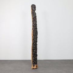 Unique African Hand-Carved Tribal Totem – Spiritual Sculpture, mid-20th century Unique African Hand-Carved Tribal Totem – Spiritual Sculpture, mid-20th century