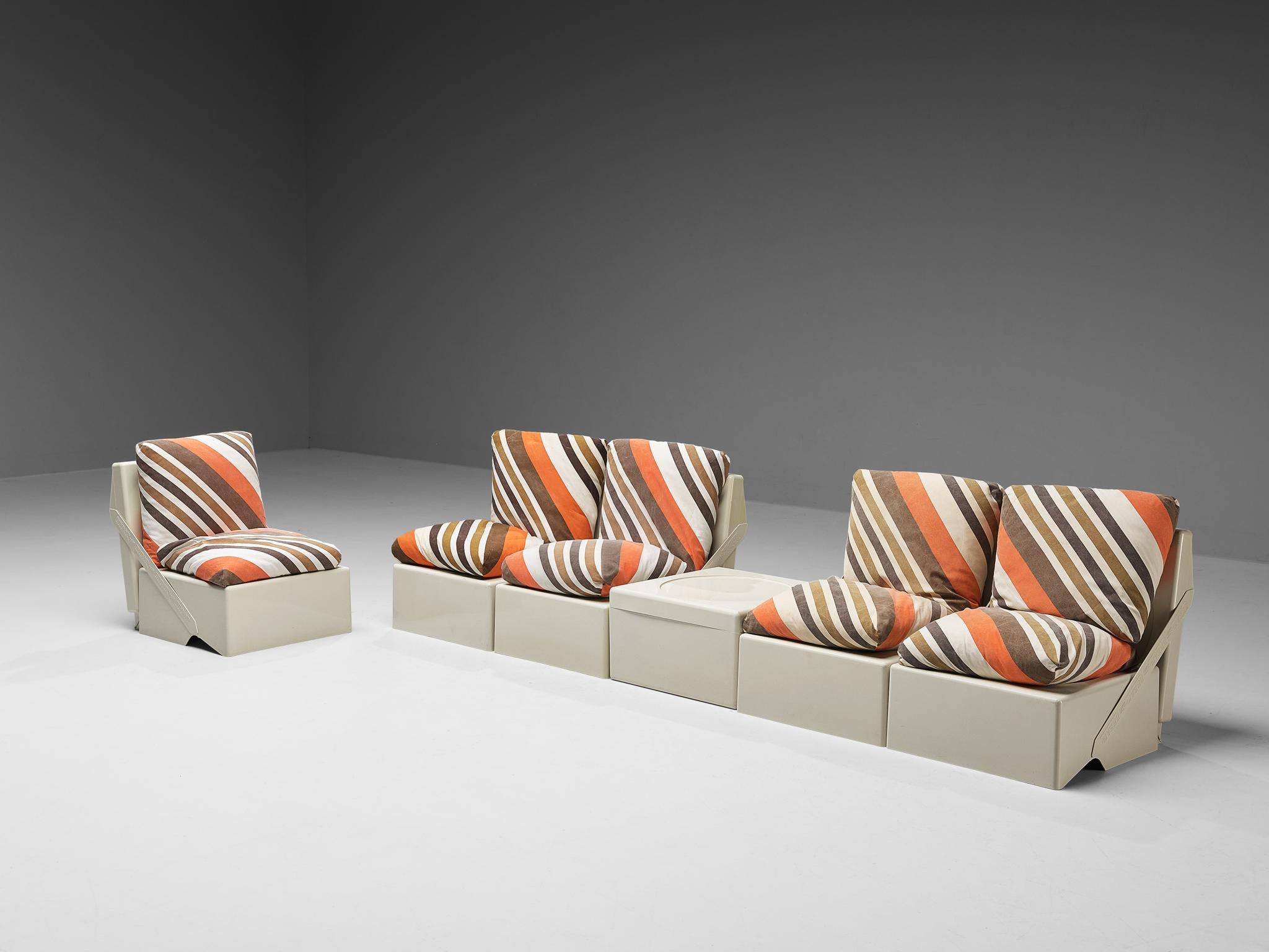 Italian Aldo Barberi for Rossi di Albizzate ‘Break’ Portable Folding Lounge Chairs For Sale