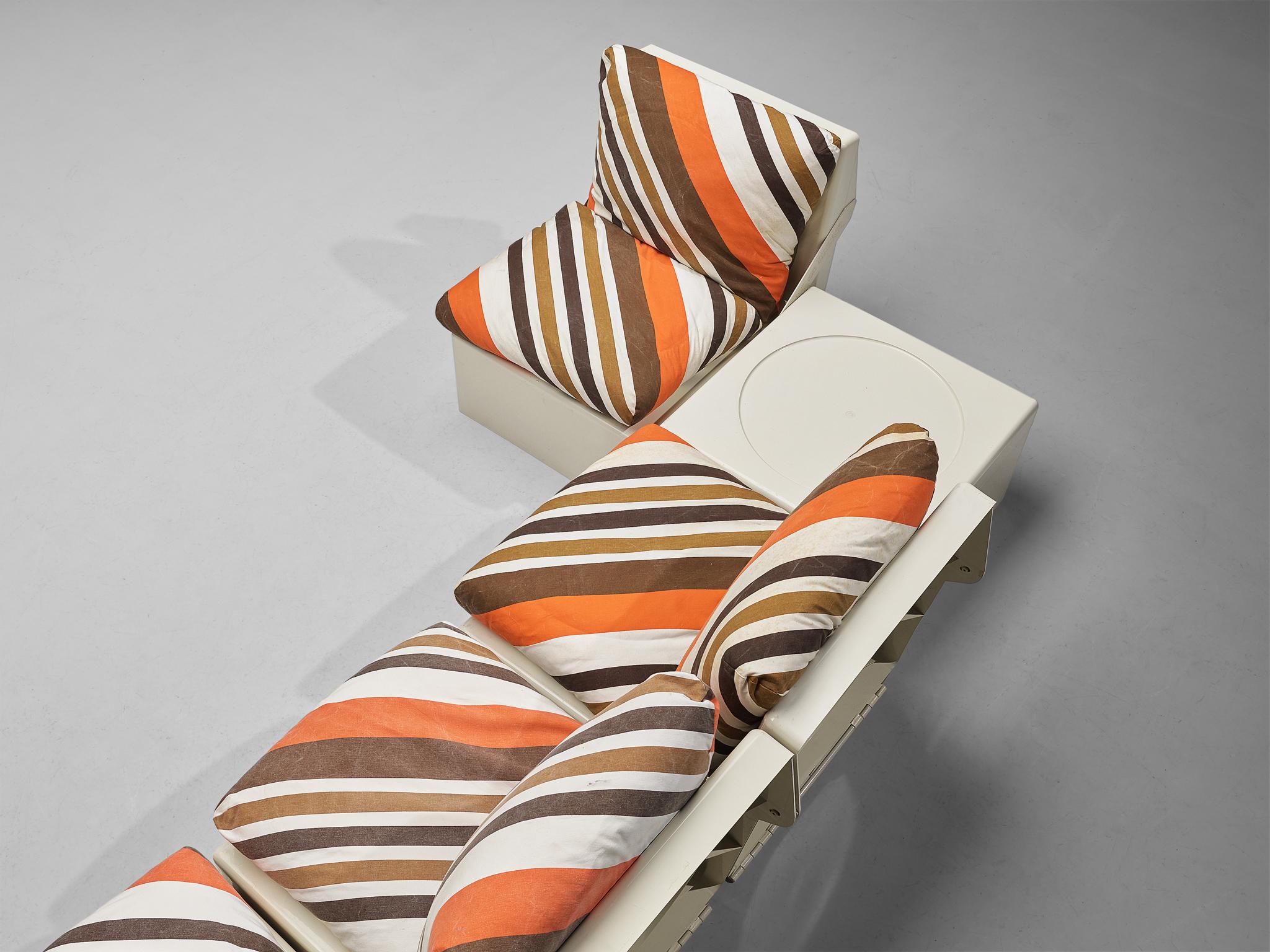 Aldo Barberi for Rossi di Albizzate ‘Break’ Portable Folding Lounge Chairs For Sale 5