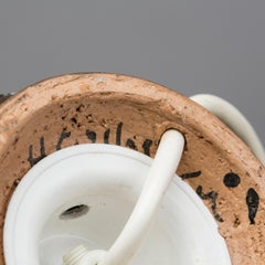 Aldo Londi for Bitossi Ceramic Lamp Italy 1960s Signed