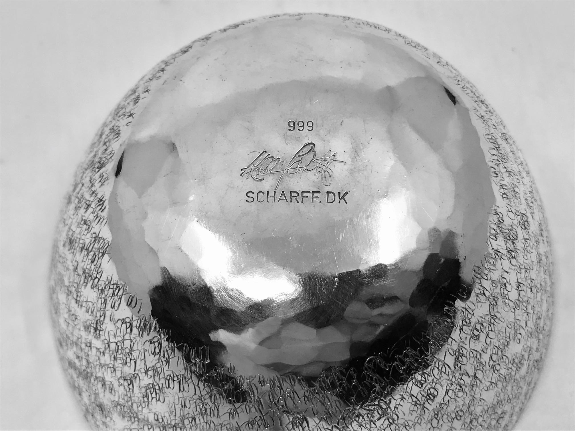 Hammered Unique Allan Scharff 999 Small Bowl 