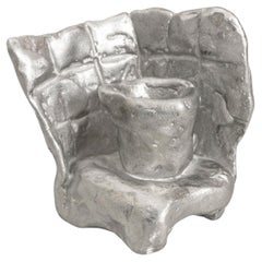 Handmade Aluminium cast scultpure depicting Coffee Set II