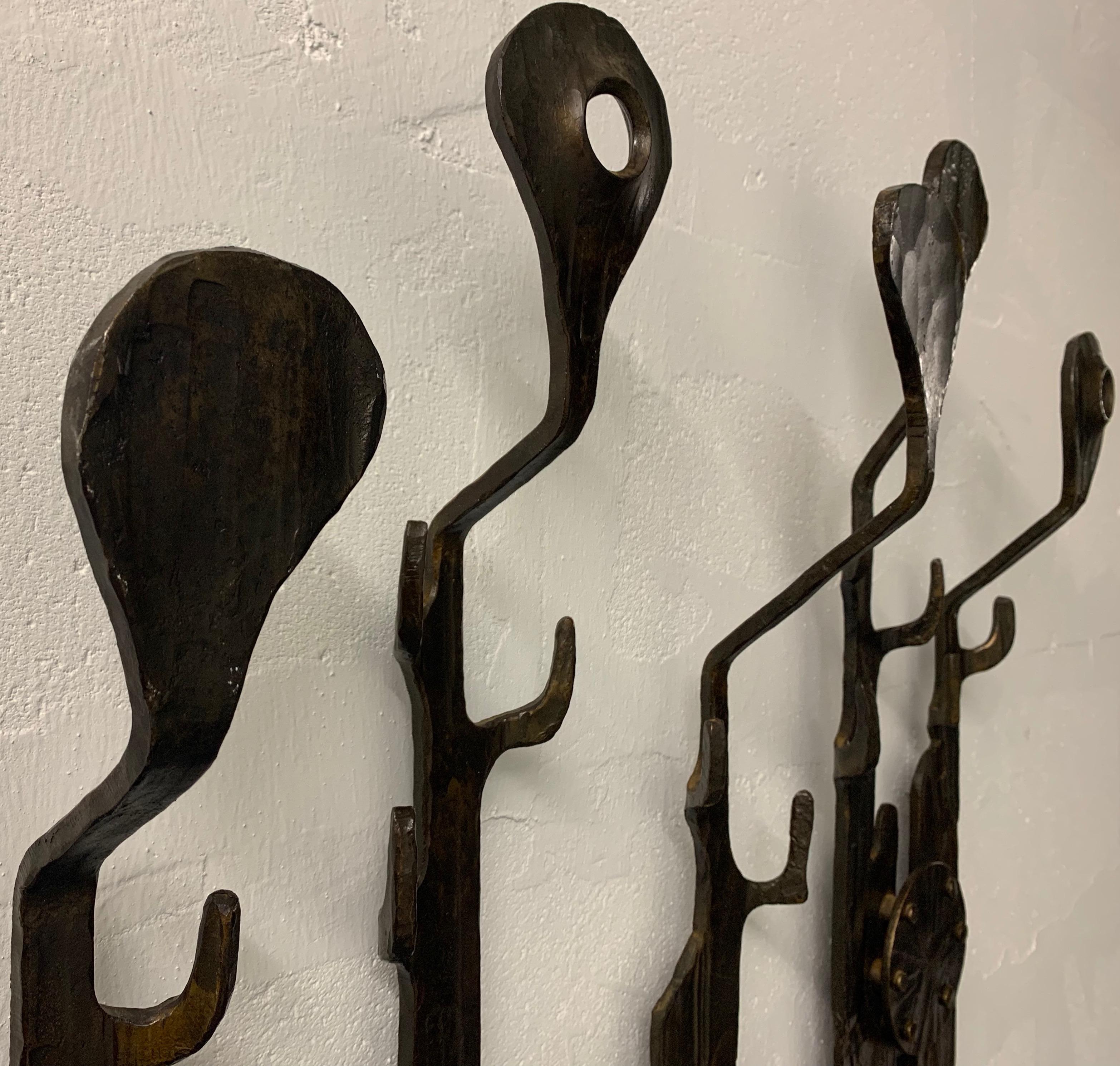 Mid-20th Century Unique and Amazing Artists Wardrobe / Coat Hanger For Sale