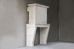 Antique French Fireplace with Trumeau