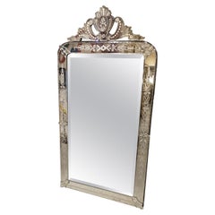 Unique and Beautiful Antique Venetian Mirror, circa 1920s-1940s, France