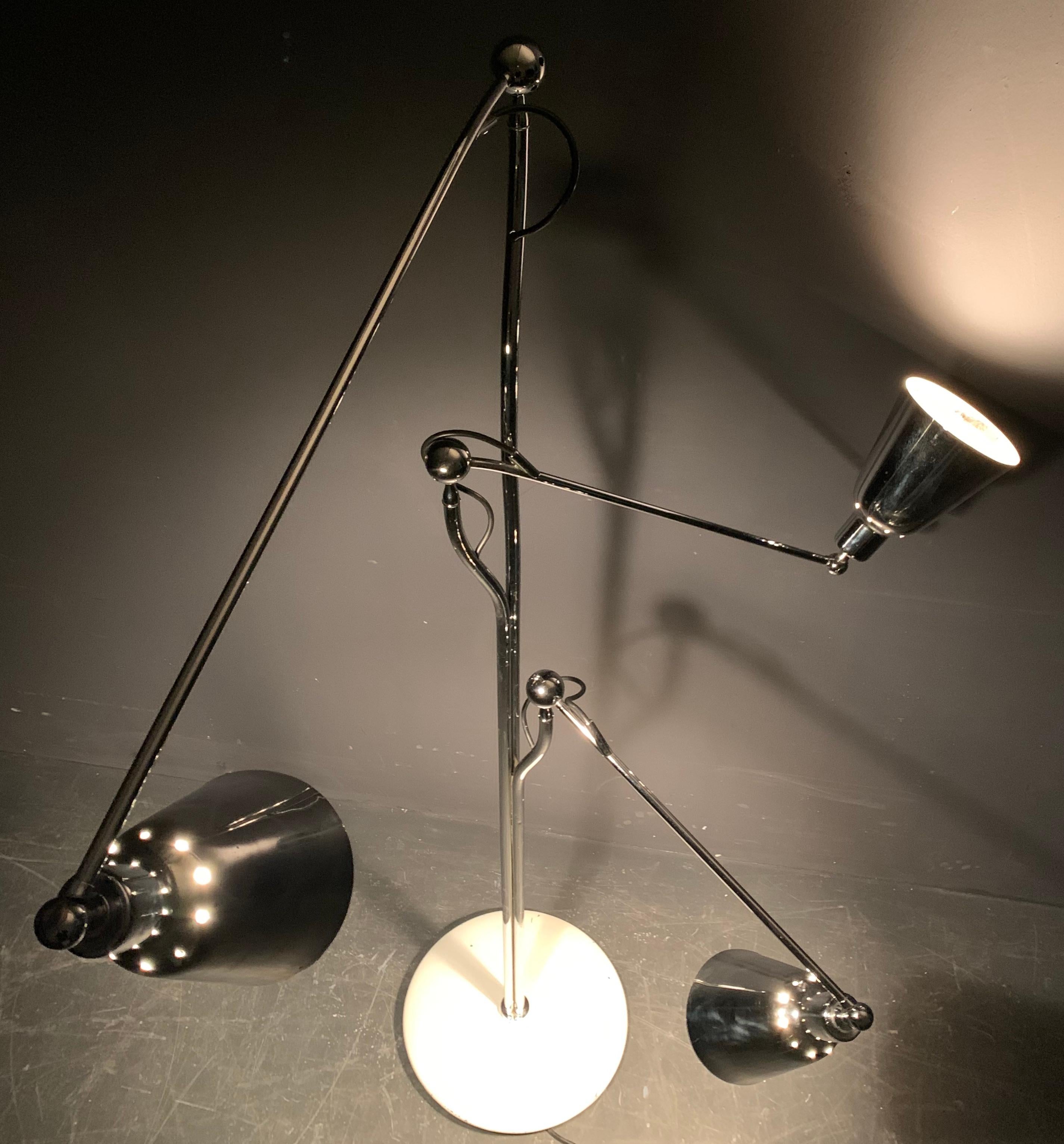 Unique and Breathtaking No. 12300 Floor Lamp by Angelo Lelii for Arredoluce For Sale 12
