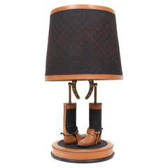 Unique and Exclusive Gucci Table Lamp, Italy, 1970s 