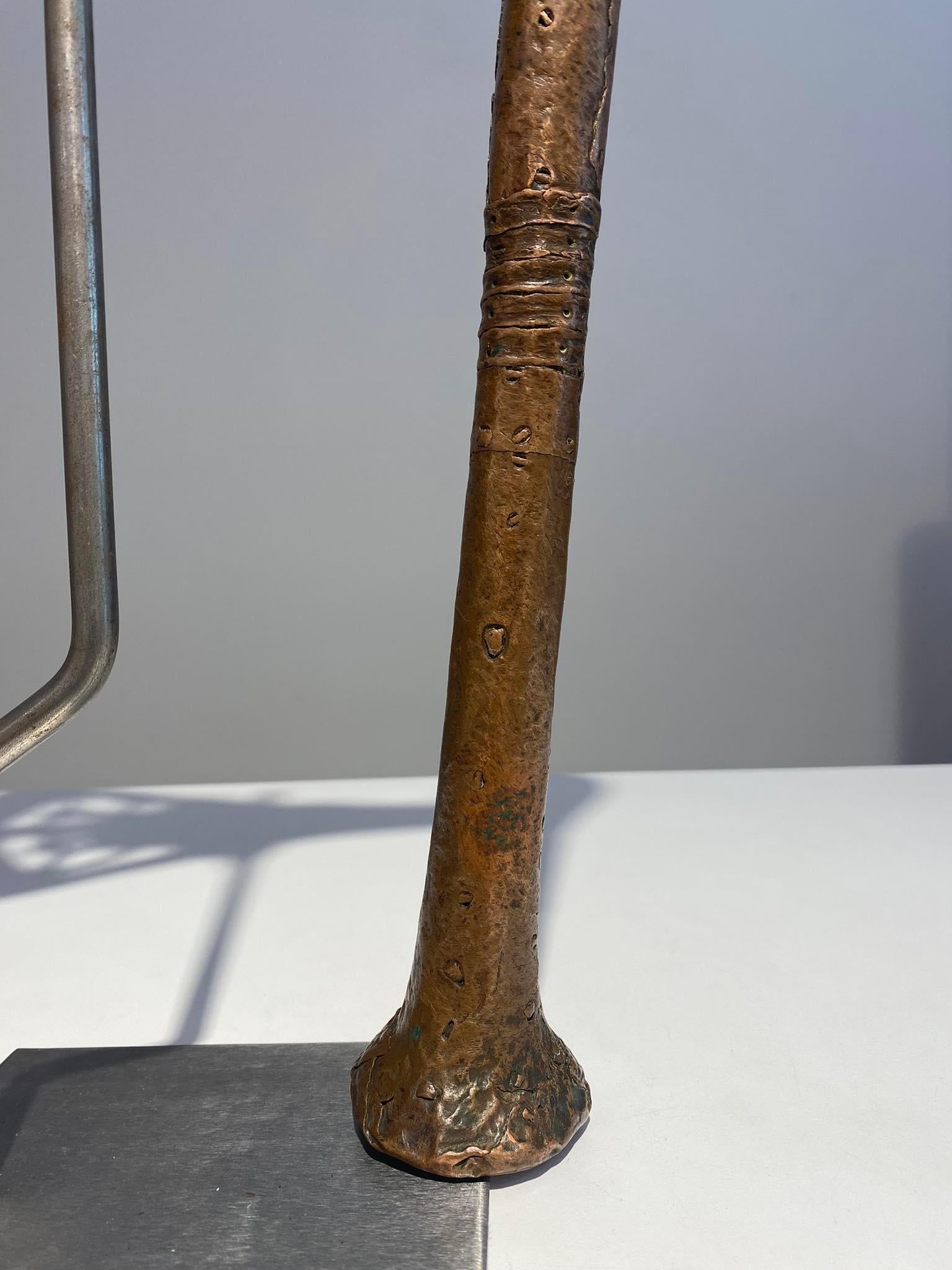 Hacha kilonda ritual o ceremonial Songye Nsapo, única y extremadamente rara RD del Congo en venta 6