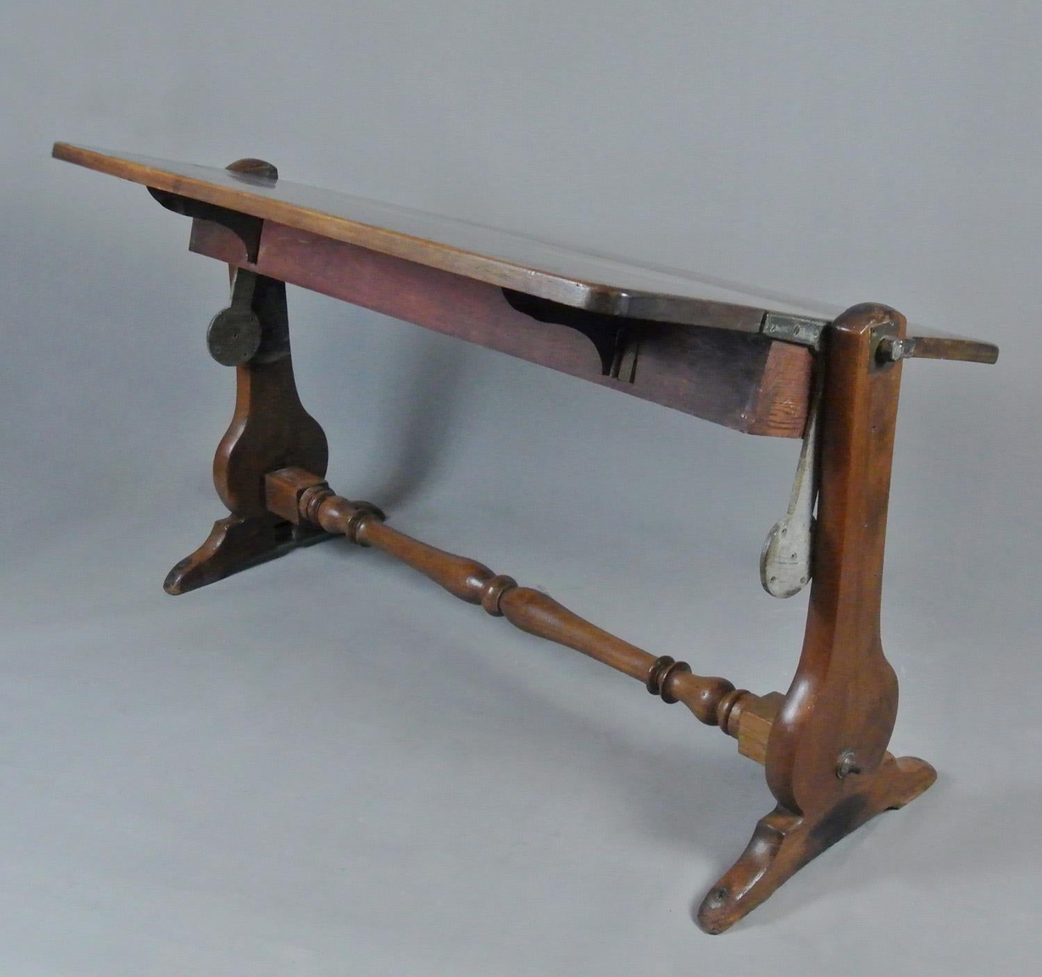 Única e interesante mesa de barco georgiana de teca c. 1800 en venta 2