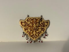 Unique and Large Thewa Pendant – Rajasthan, Late 19th to Early 20th Century