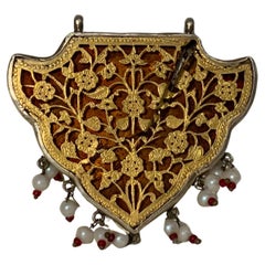 Unique and Large Thewa Pendant – Rajasthan, Late 19th to Early 20th Century
