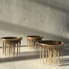 Unica e originale ciotola decorativa Medusa realizzata a mano in bronzo fuso