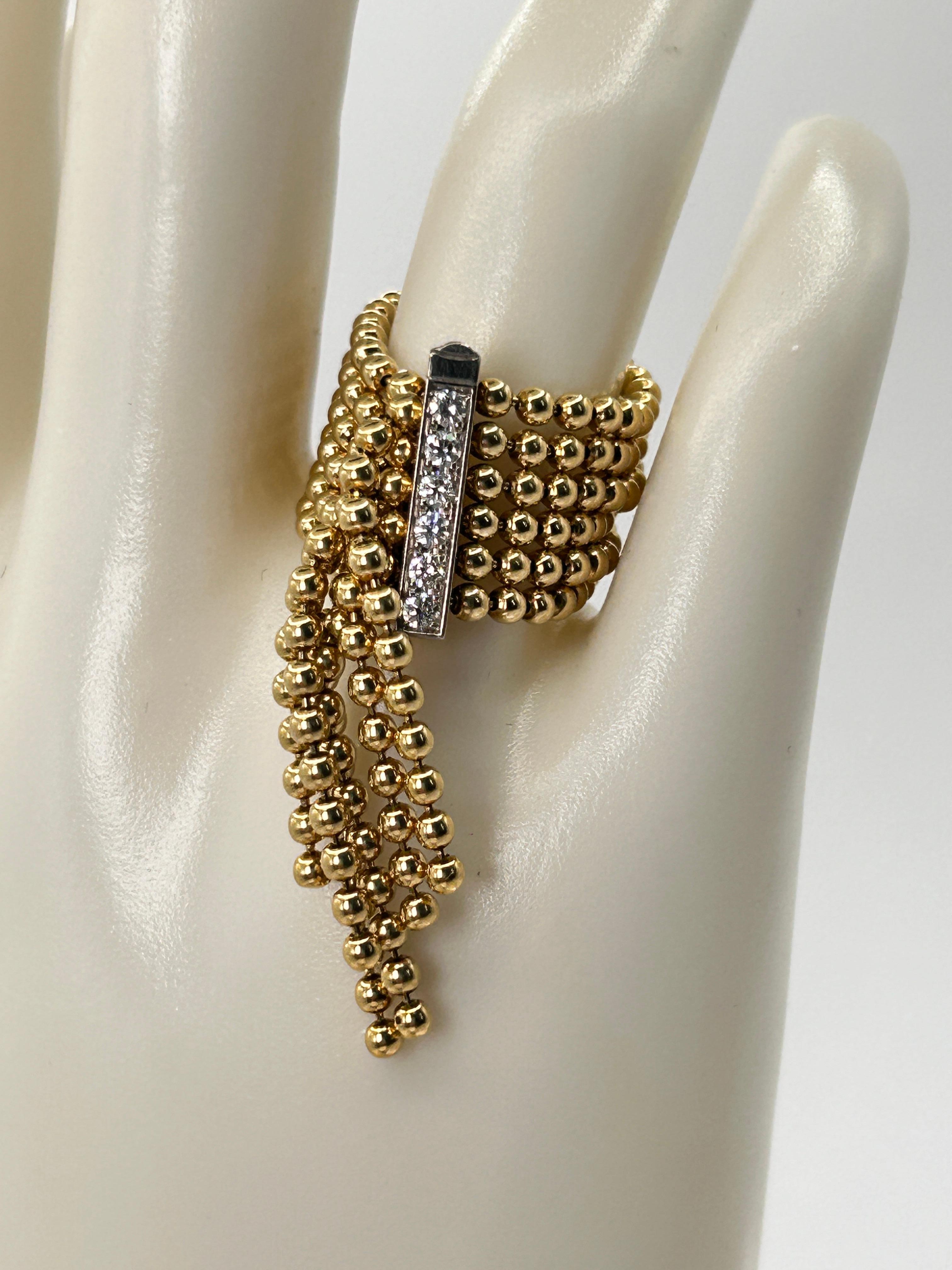 Taglio brillante Unico e raro anello Cartier 