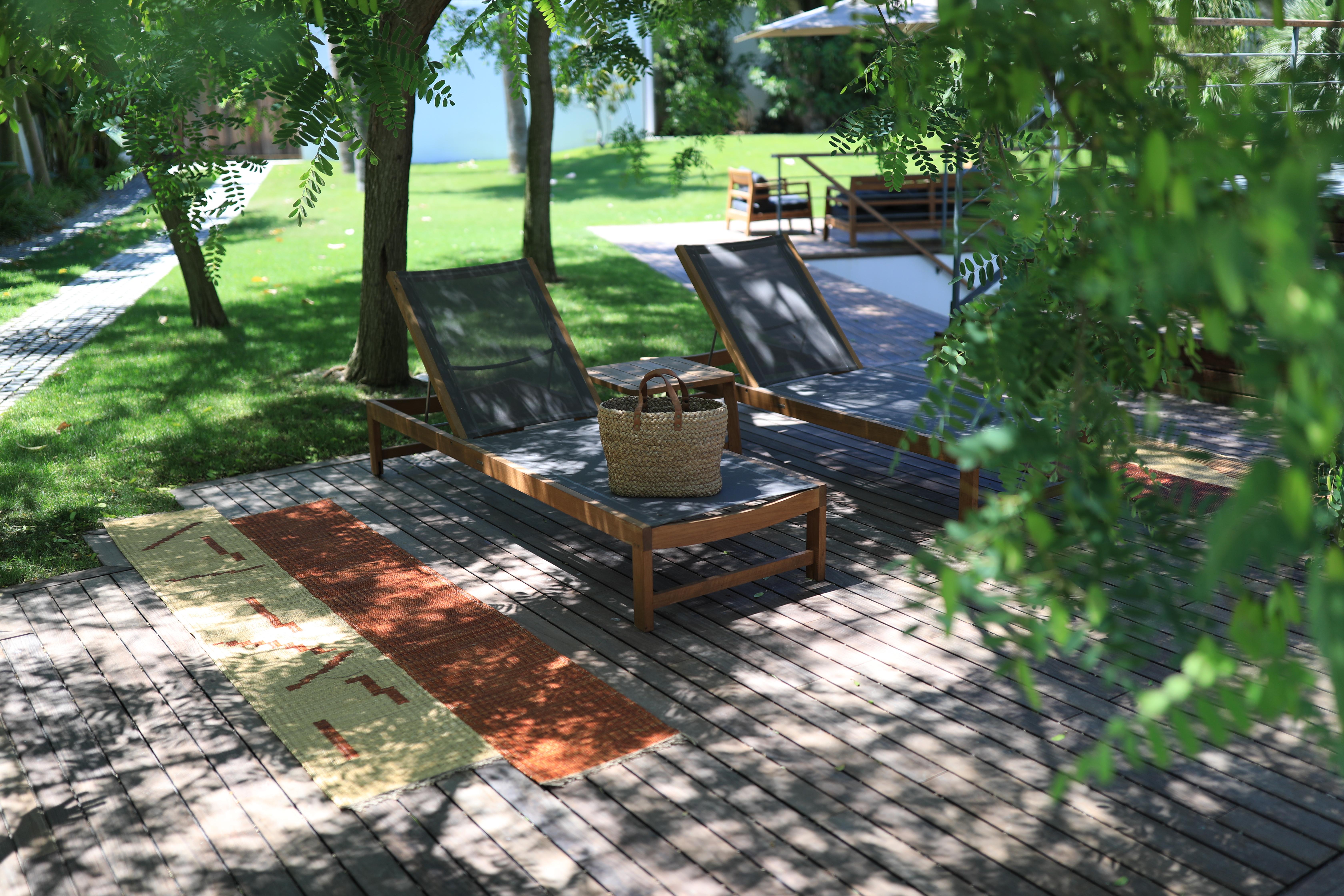 Outdoor-Teppich aus Naturel-Faser für eine Contemporary und anspruchsvolle Wohnkultur im Angebot 1