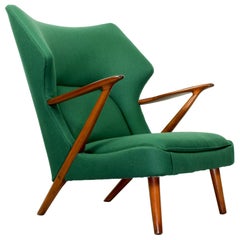 Unique and Very Rare Kurt Olsen Lounge Chair "Papa Bear"