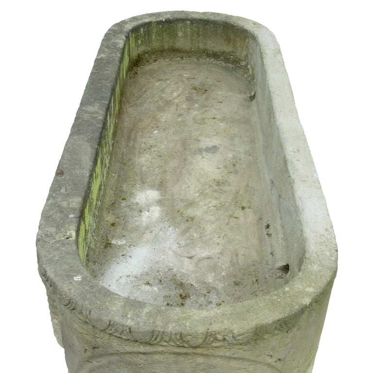 Unique Anglo Roman Limestone Sarcophagus For Sale at 1stDibs