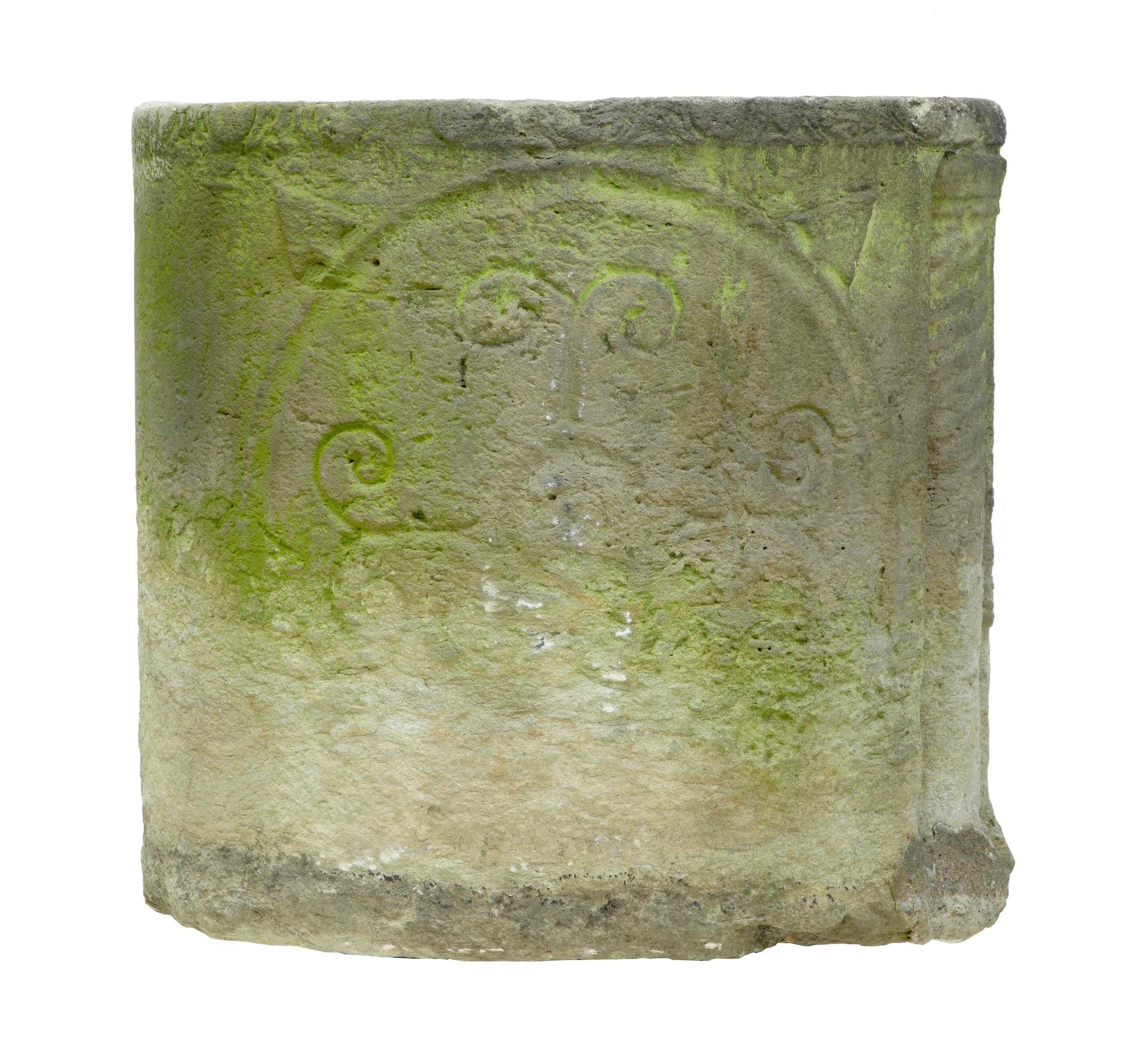 Stone Unique Anglo Roman Limestone Sarcophagus