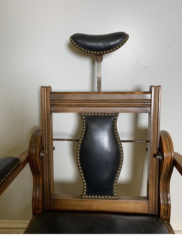 Unique Antique 19th Century Barber, Dentist Chair For Sale at 1stDibs