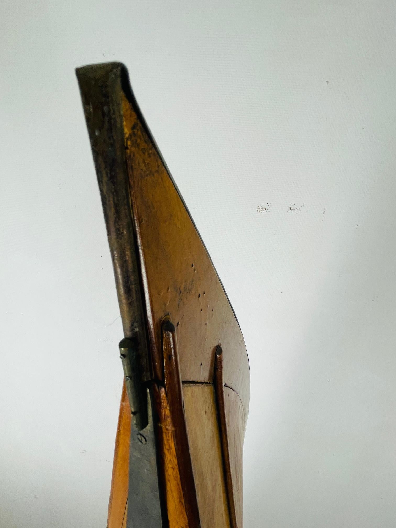 Unique antique canoe bookcase. Rare nautical home deco. Canadian Canoe bookcase 3