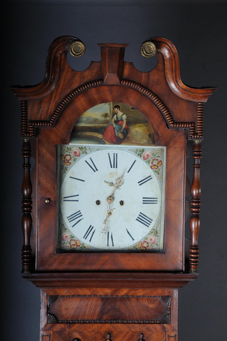 Unique Antique English Grandfather Clock, Mahogany, 18th Century For Sale  at 1stDibs | antique grandfather clock, old grandpa clock, old grandfather  clock, image size:768x1156