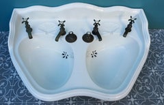 Unique Antique ‘Johnson Brothers’ Double Basin