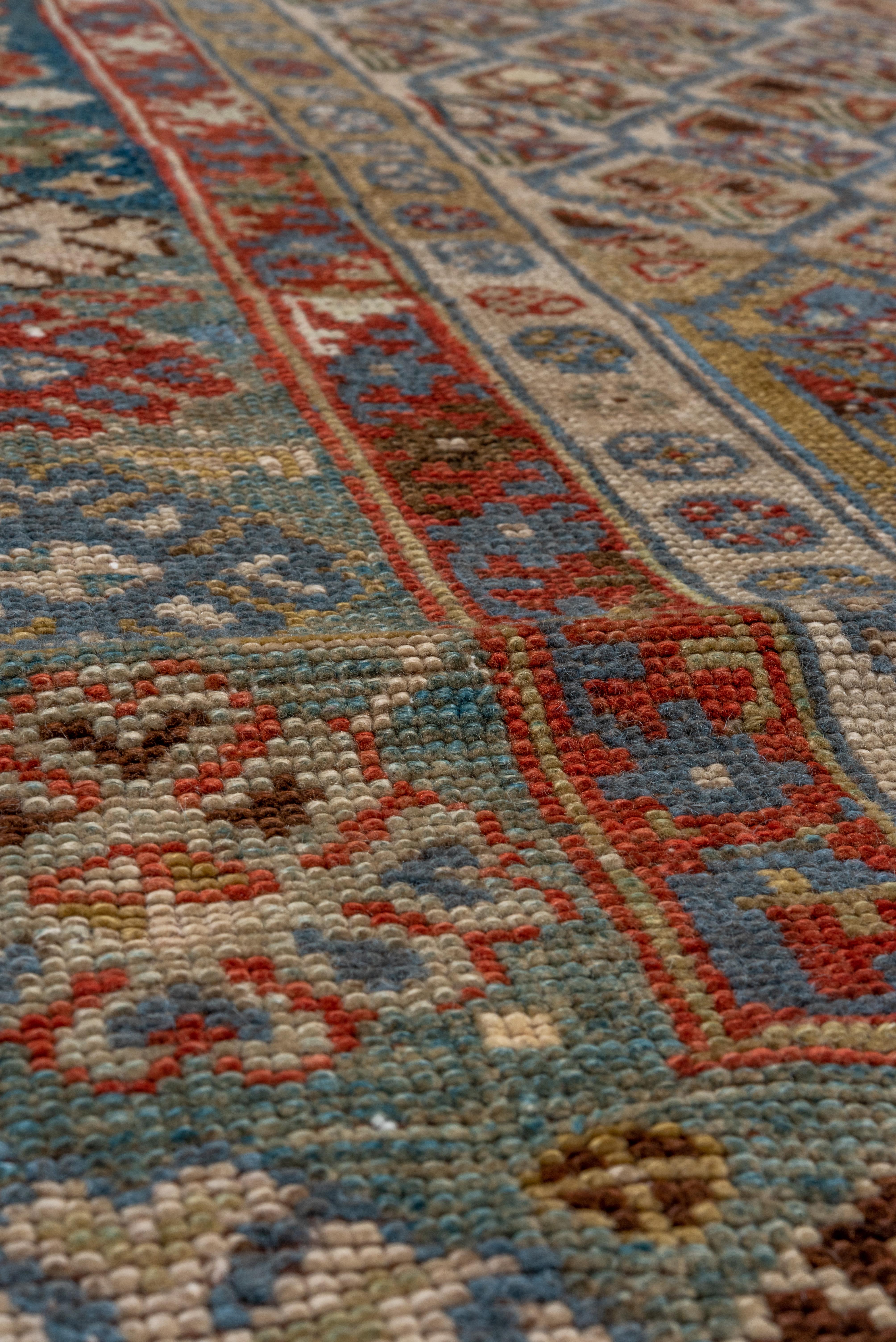 Hand-Knotted Unique Antique Northwest Persian Gallery Rug, Bold Colors, Circa 1900s For Sale