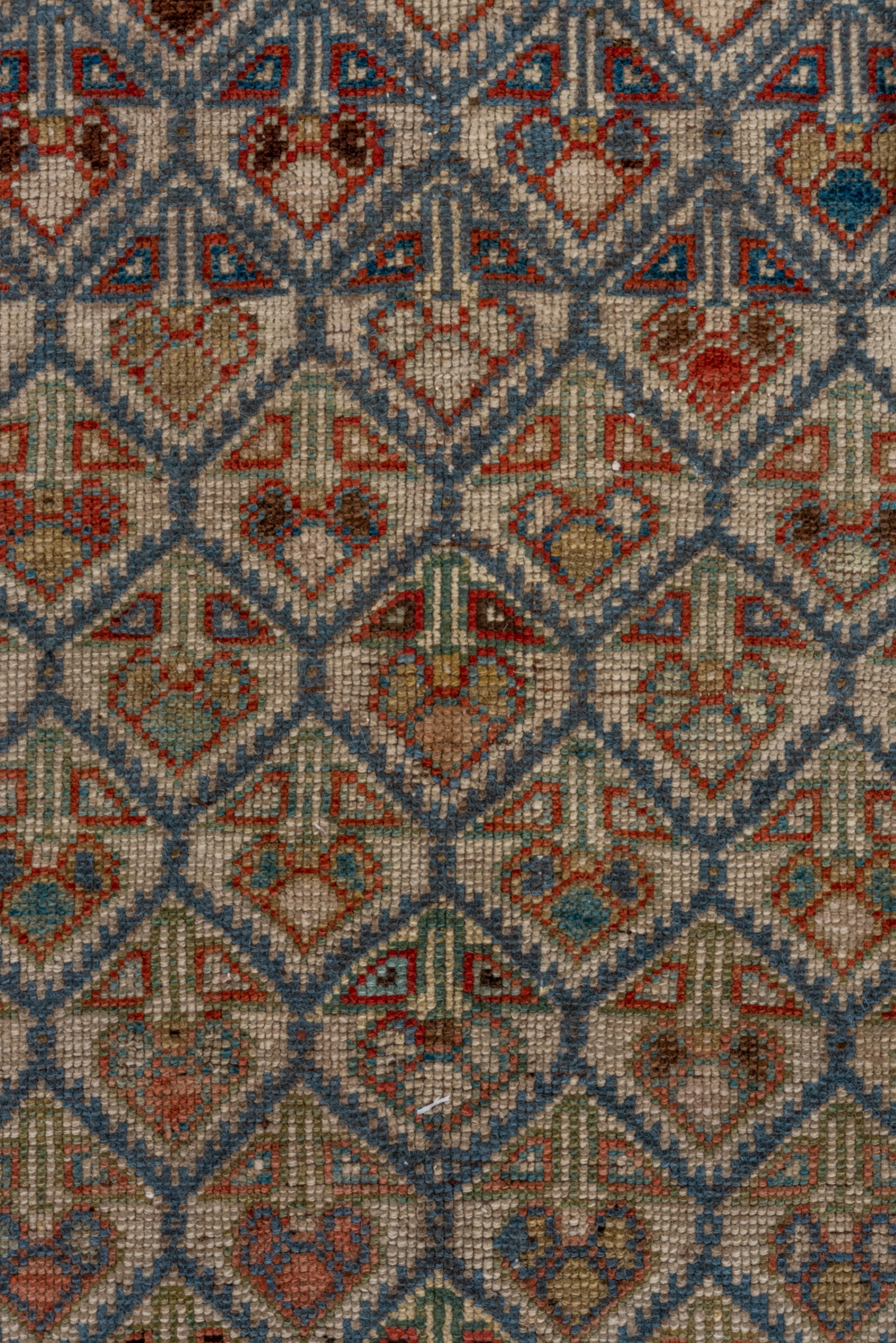 Early 20th Century Unique Antique Northwest Persian Gallery Rug, Bold Colors, Circa 1900s For Sale