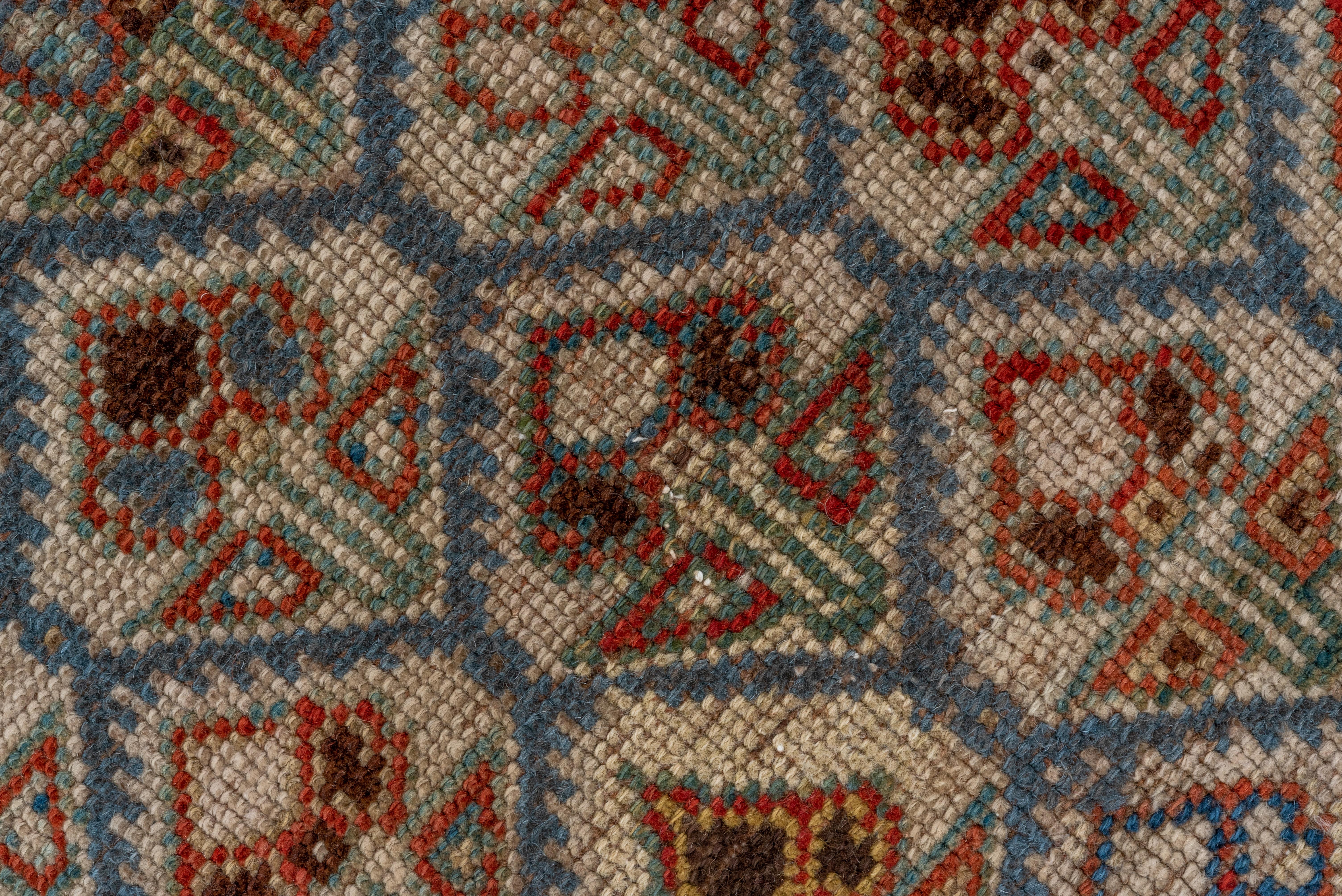 Wool Unique Antique Northwest Persian Gallery Rug, Bold Colors, Circa 1900s For Sale