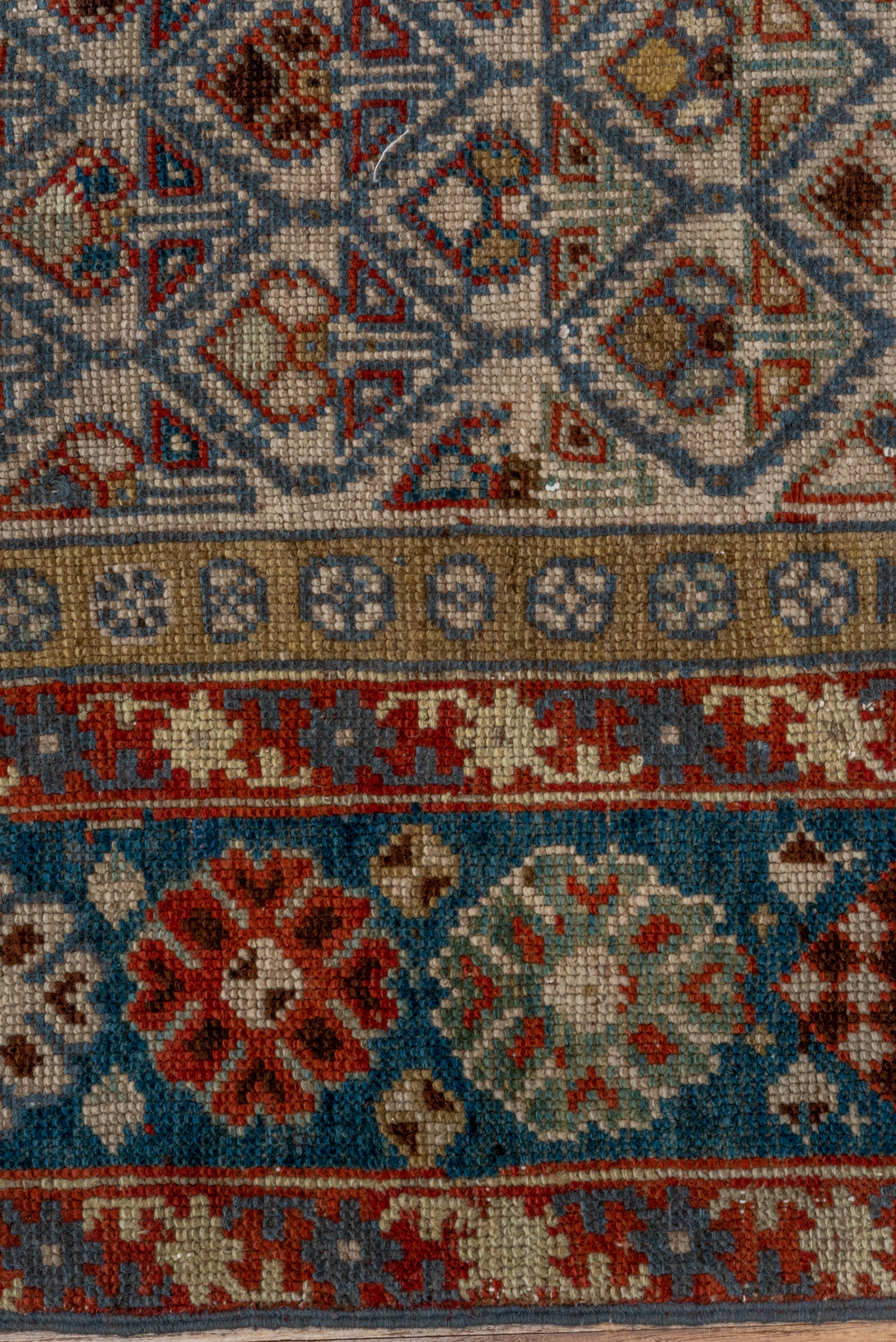 Unique Antique Northwest Persian Gallery Rug, Bold Colors, Circa 1900s For Sale 1