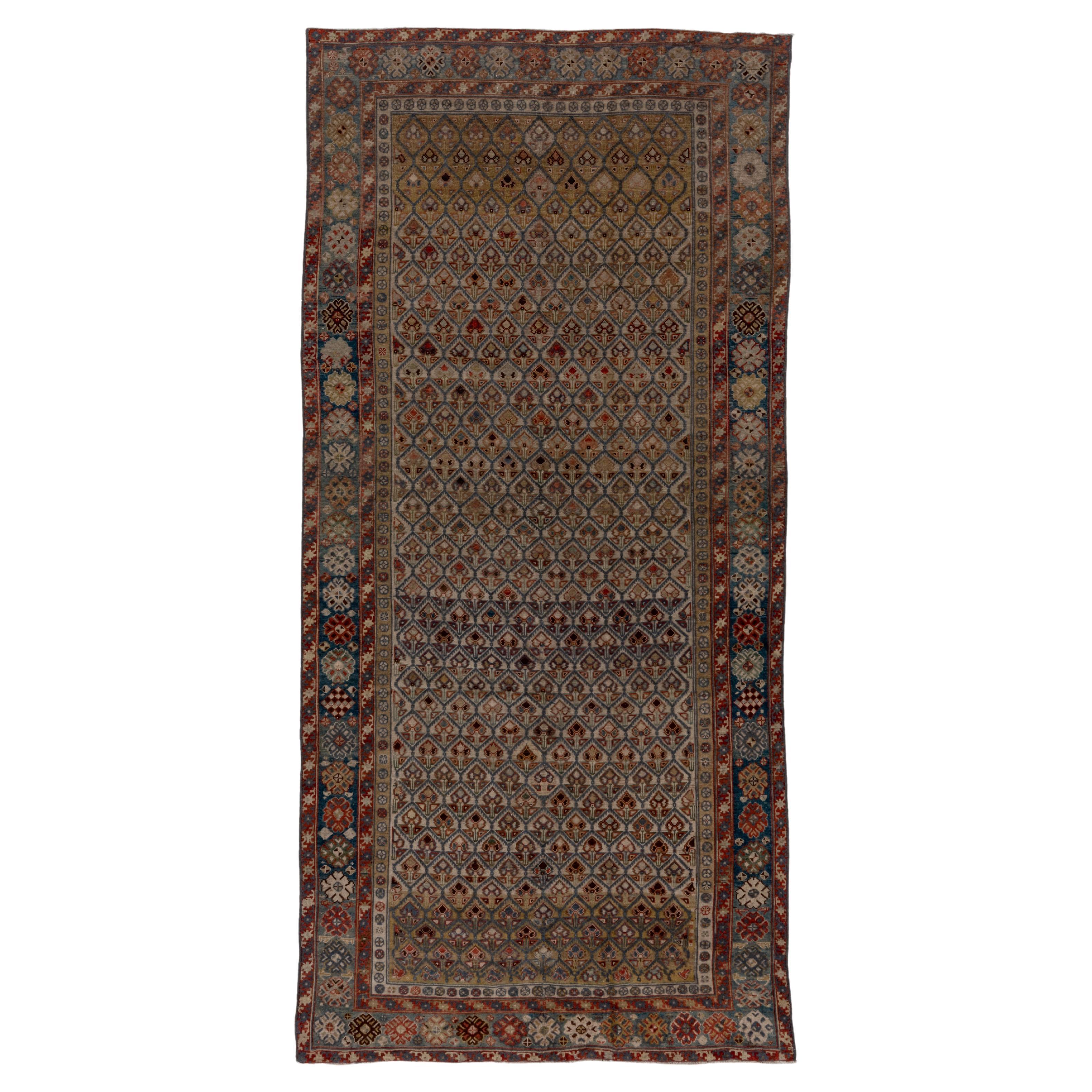 Antiker nordwestlicher persischer Galerieteppich in kräftigen Farben, um 1900