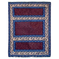  Antique Persian Senneh Kilim, Unique