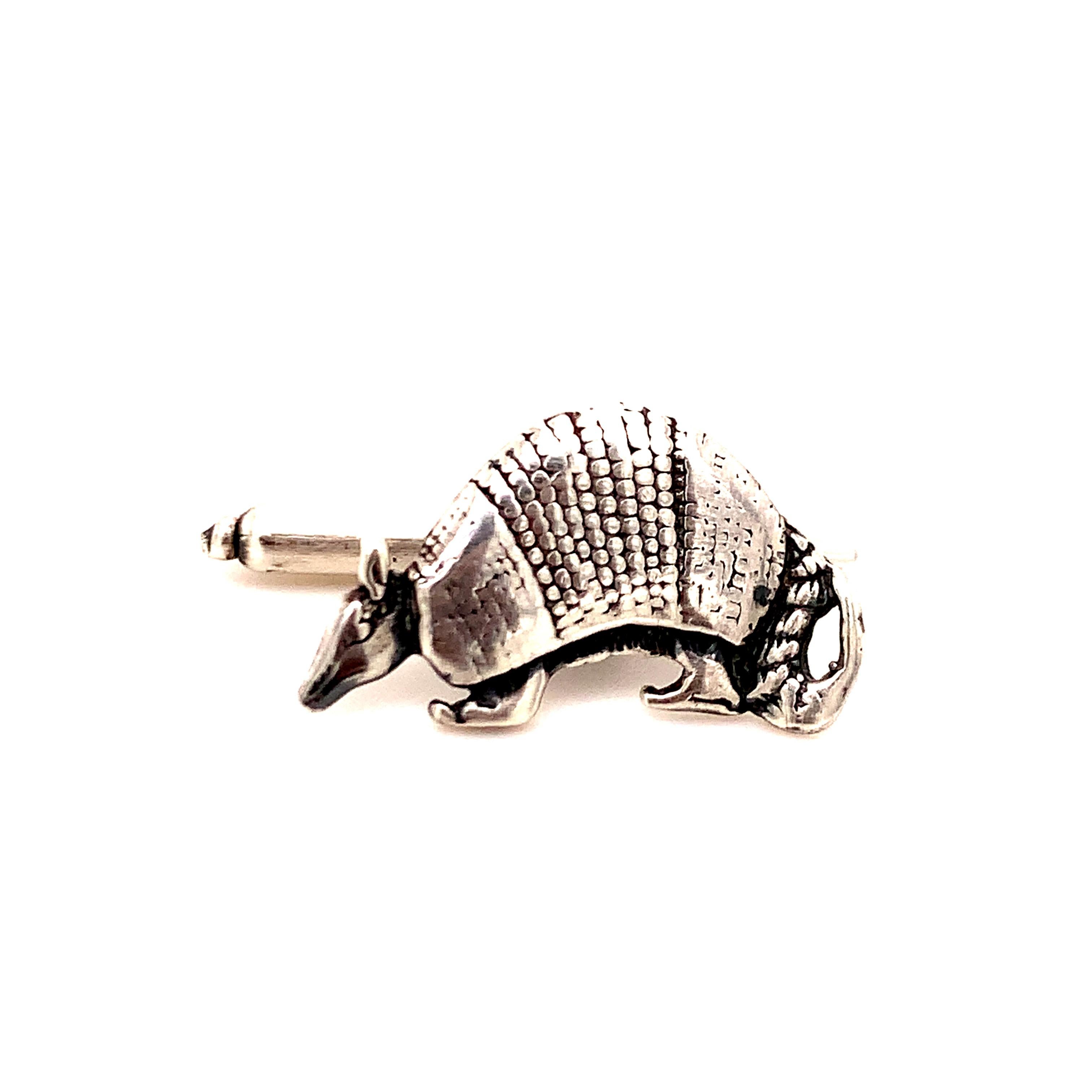 Men's Unique Antique Sterling Shirt Studs For Sale