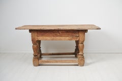 Unique Antique Swedish Rare Baroque Table