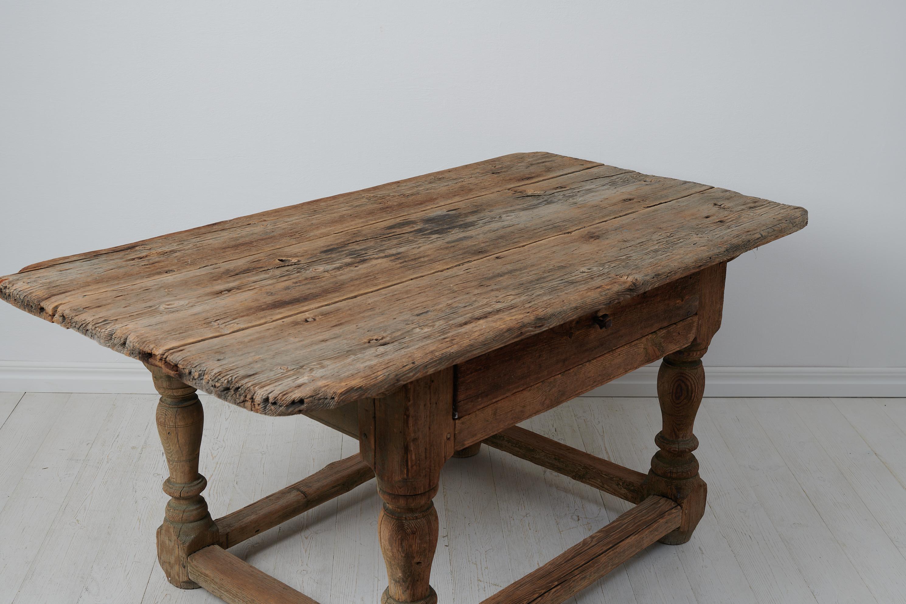 Unique Antique Swedish Rare Baroque Table For Sale 2
