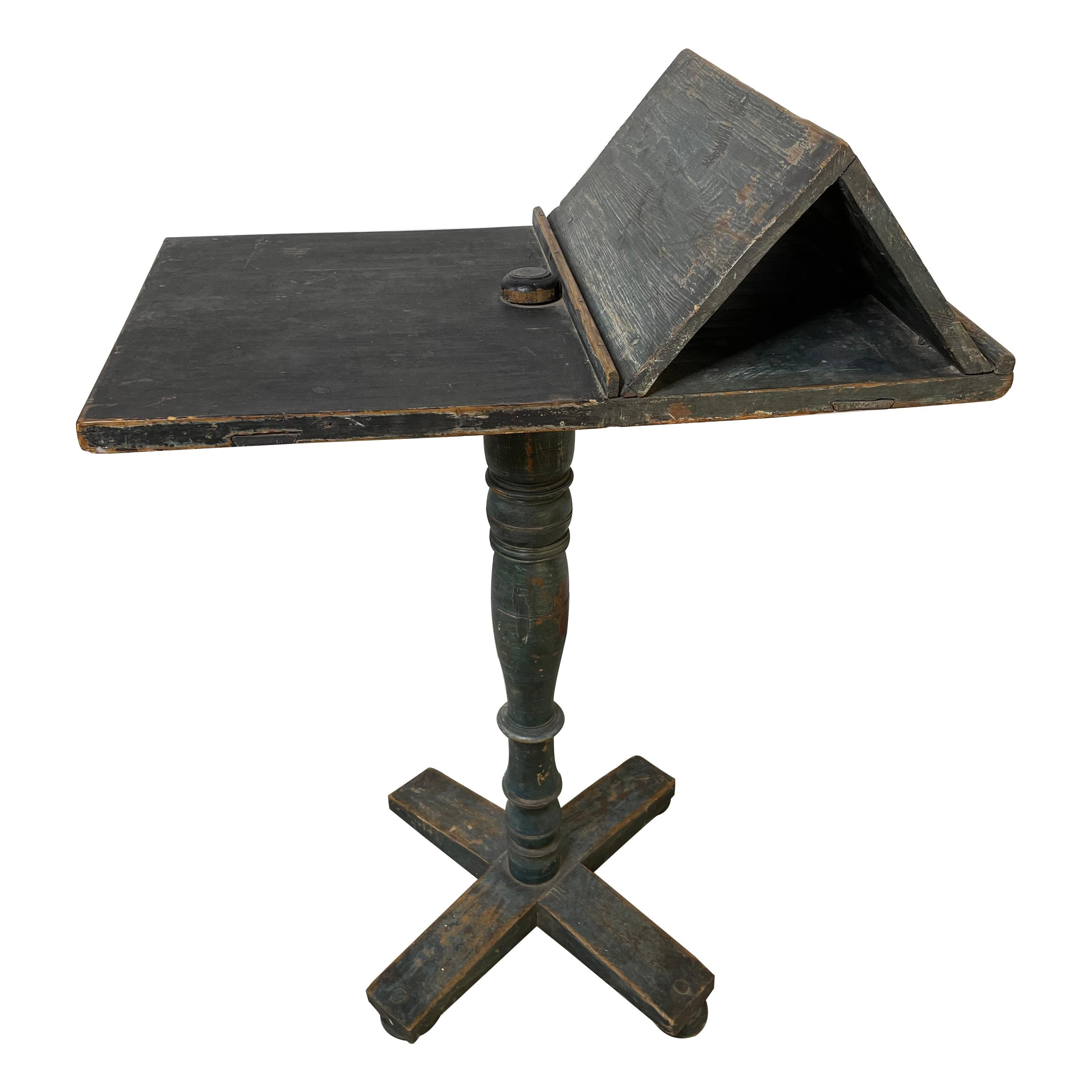 Unique Antique Swedish Writing Table, circa 1840 For Sale