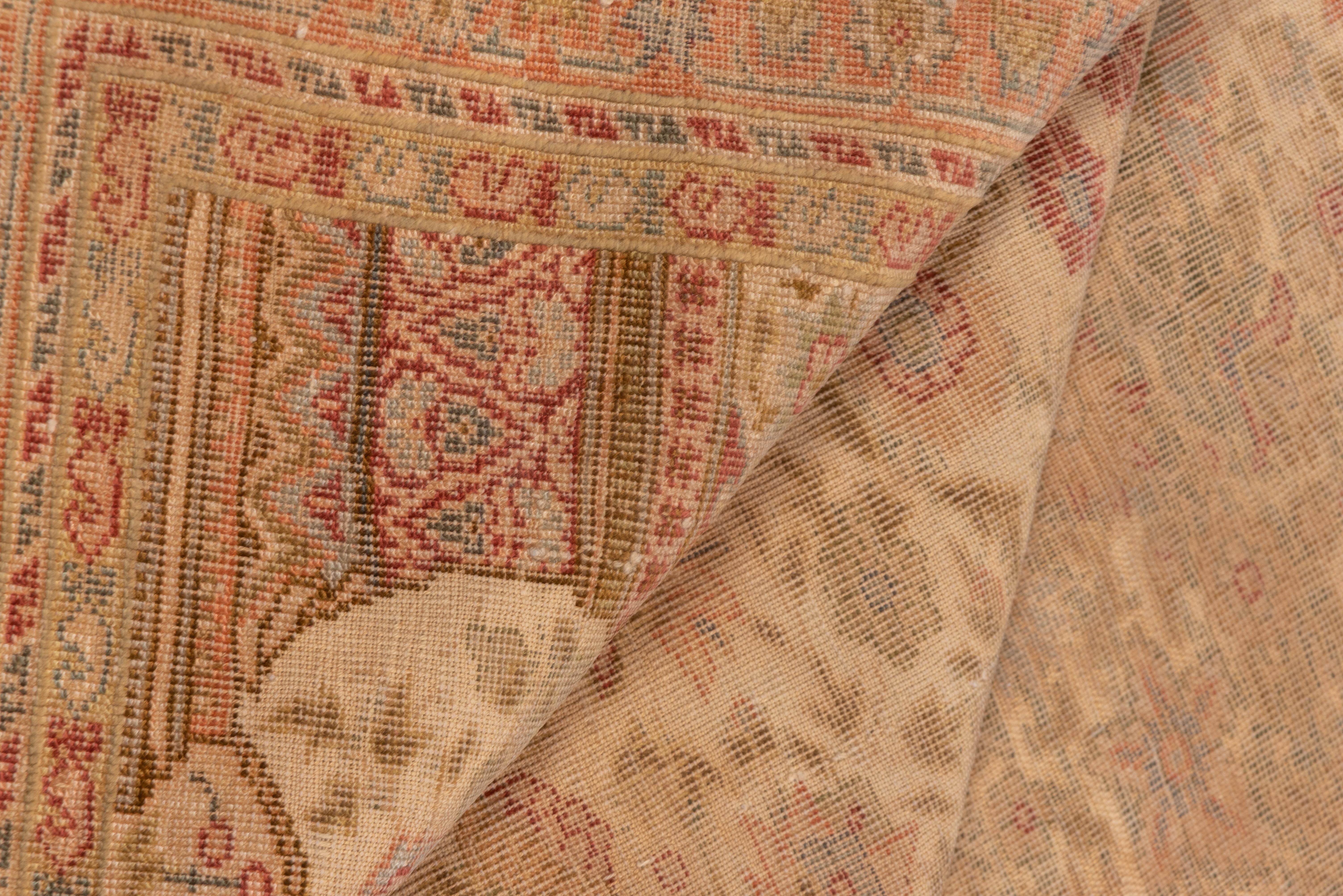 Tribal Unique Antique Turkish Kaisary Rug, Tone on Tone, Soft Tones For Sale