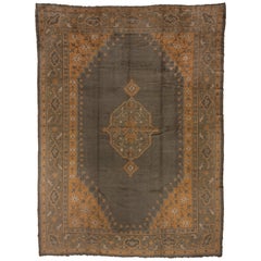 Antiker türkischer Oushak-Teppich, um 1920er Jahre, Unikat