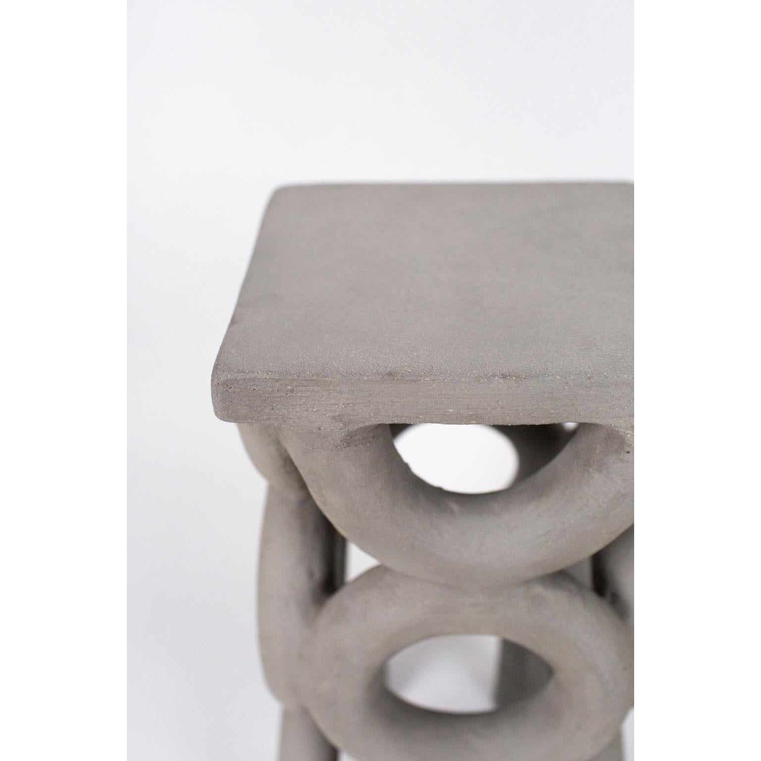 Other Unique Arch Square Stool by Mesut Öztürk For Sale