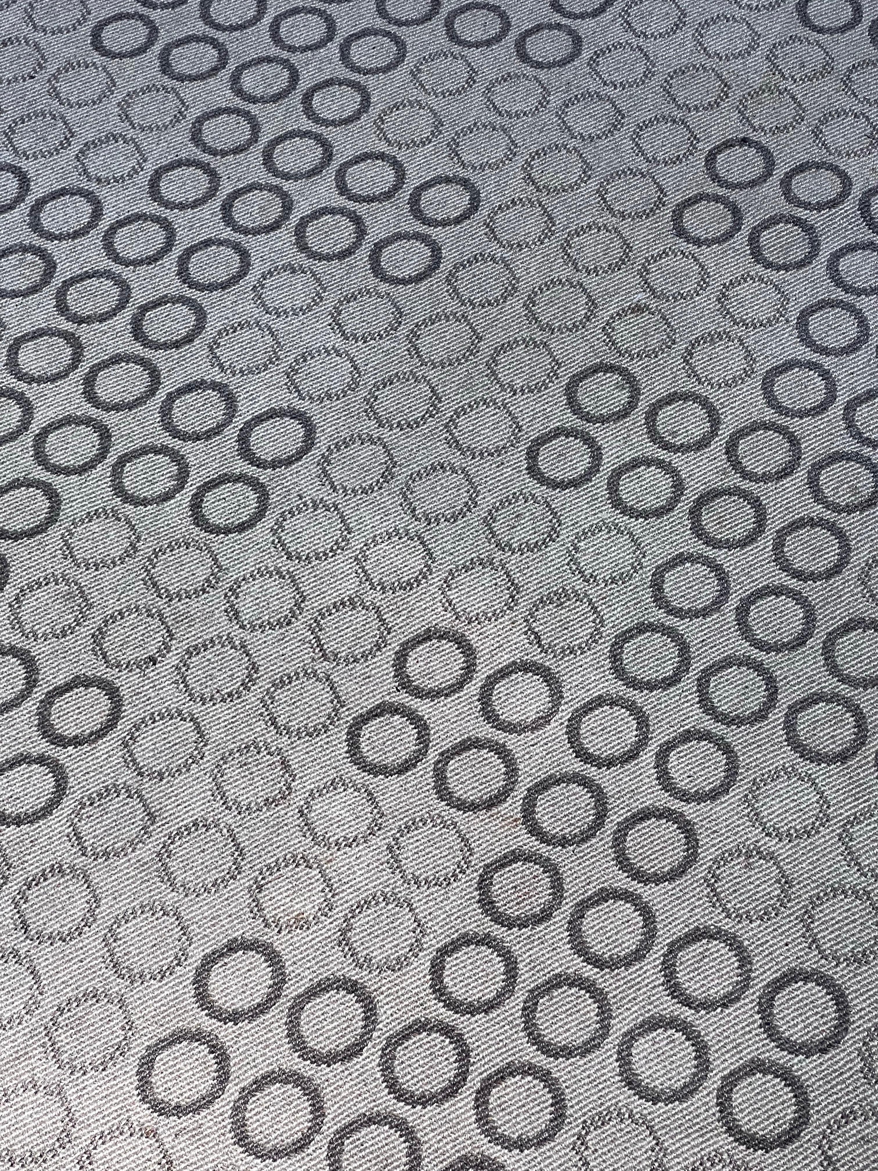Einzigartiger Arne Jacobsen 250x375cm 1957 reversible Teppich, Preisnachlass 3d. Ein Meisterwerk! (Mitte des 20. Jahrhunderts) im Angebot