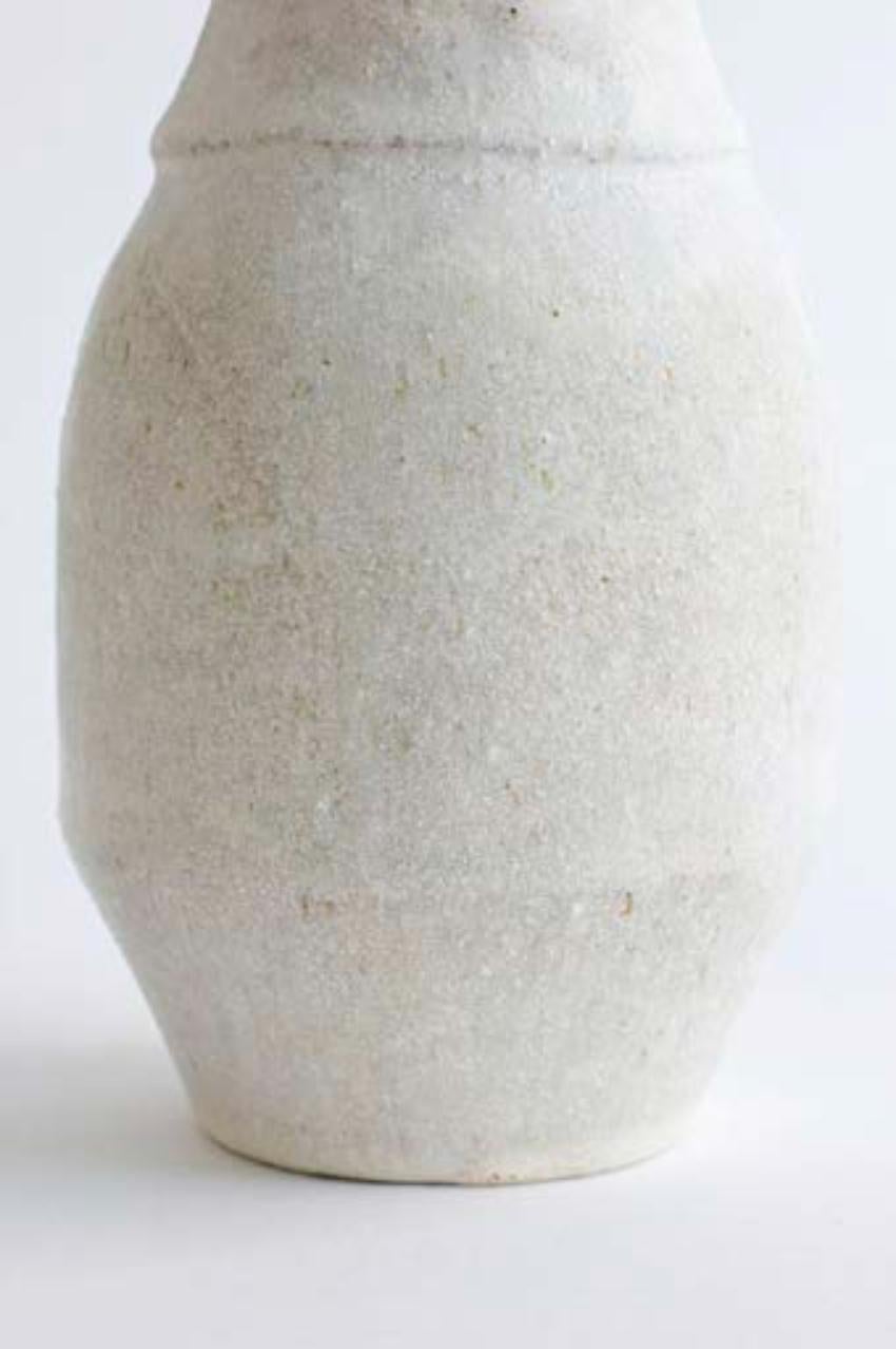 Spanish Unique Arq 011 Blanco, Hueso Vase by Raquel Vidal and Pedro Paz For Sale
