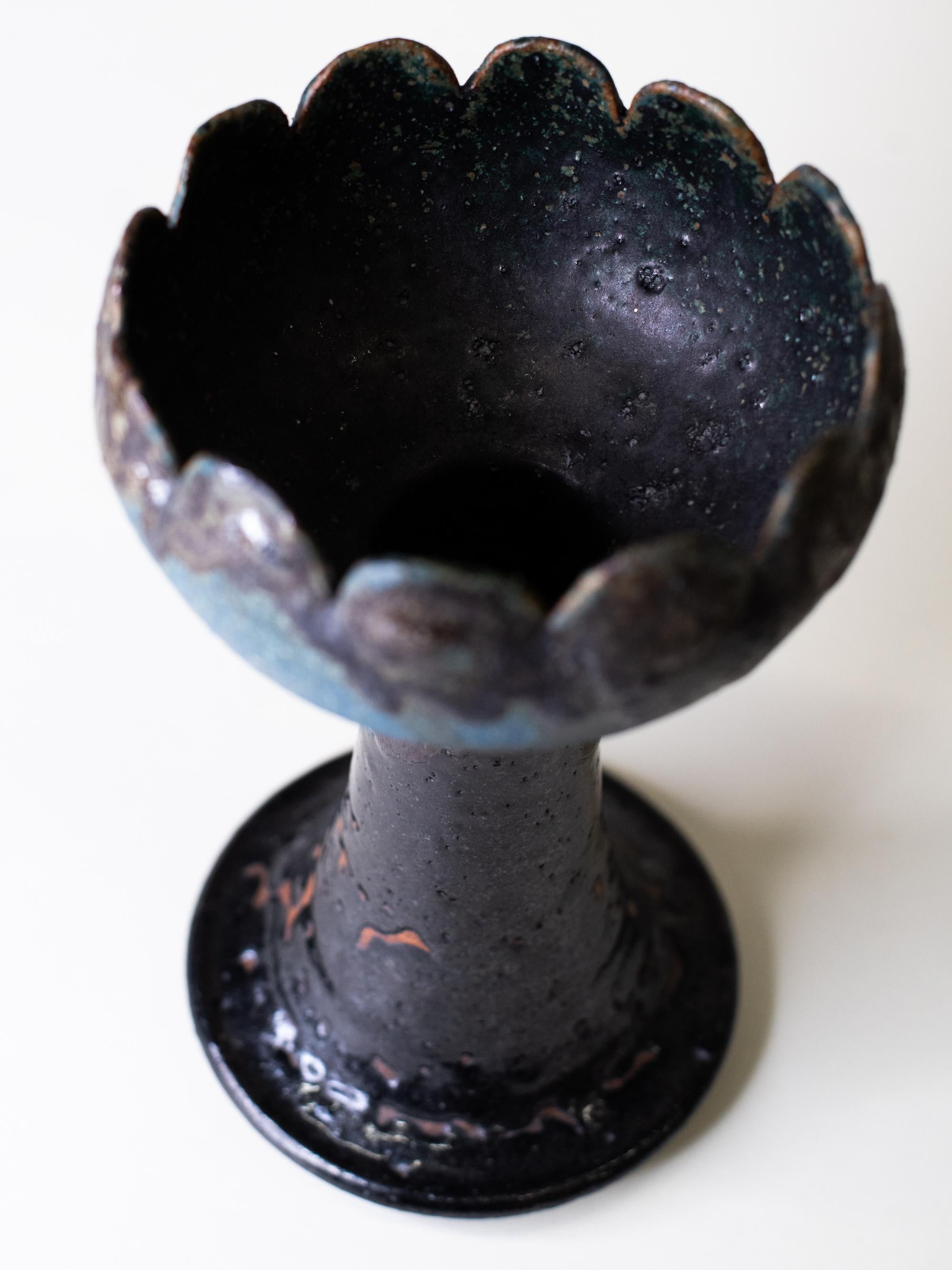 Finnish Unique Art Ceramic by Liisa Hallamaa, Finland, 1960's–70's For Sale