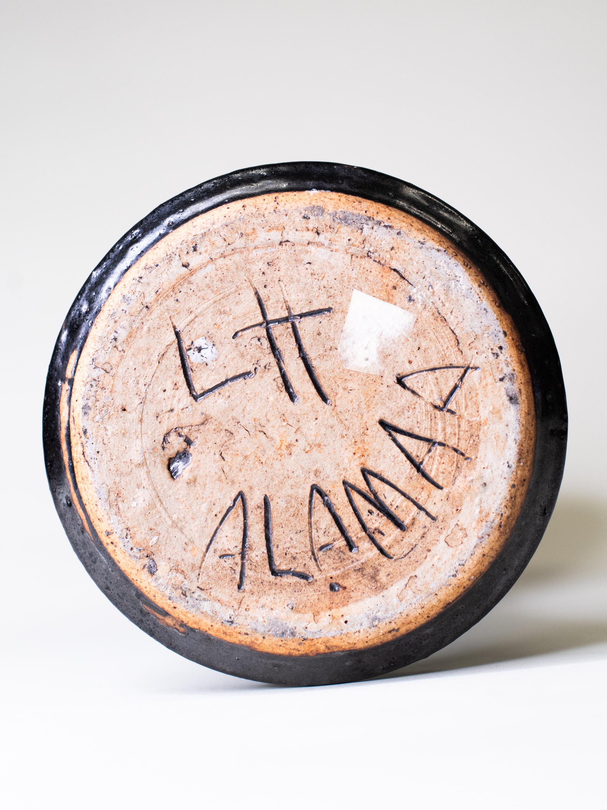 Stoneware Unique Art Ceramic by Liisa Hallamaa, Finland, 1960's–70's For Sale