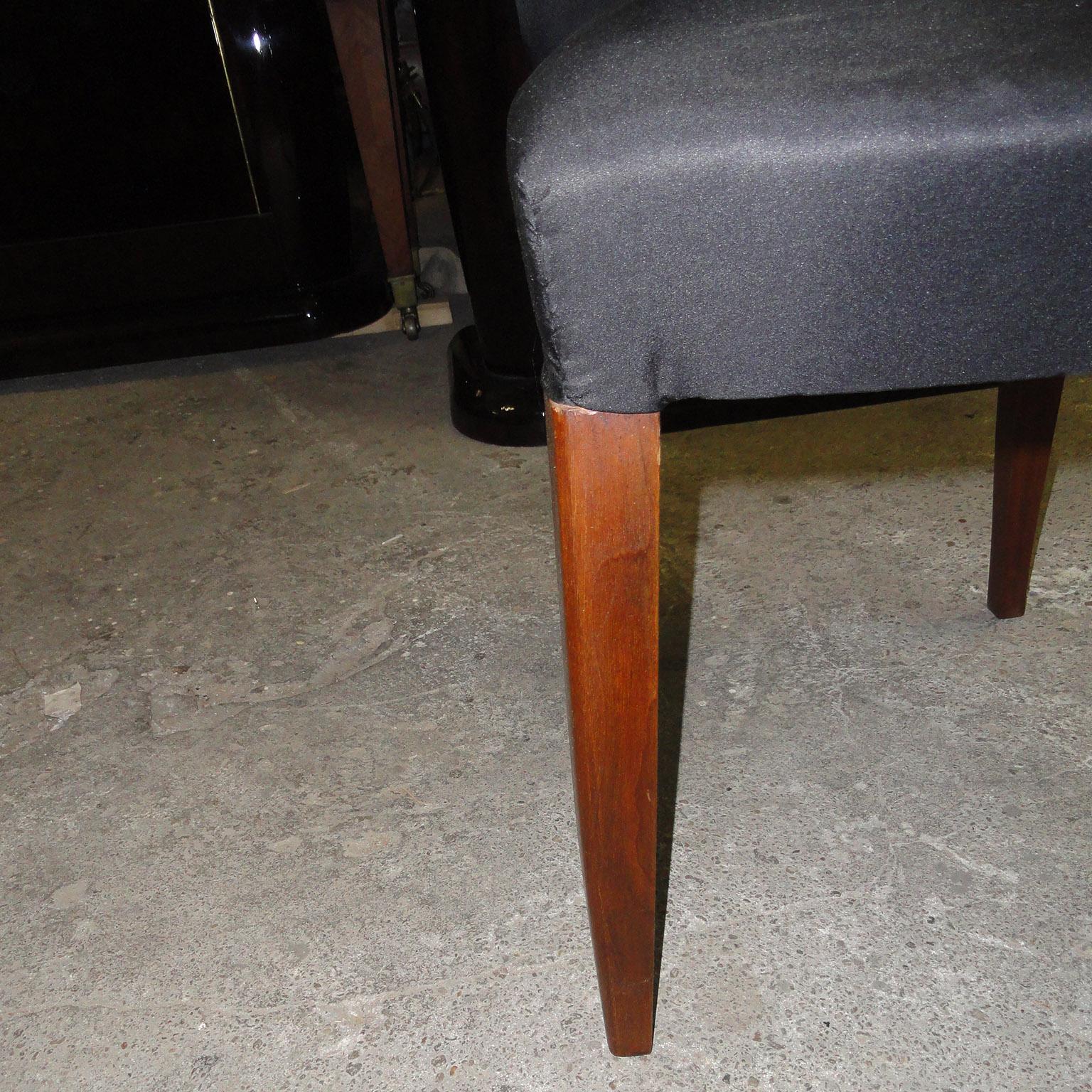 Unique Art Deco Extendable Table by Hubert Martin and Ploquin and Six Chairs For Sale 8