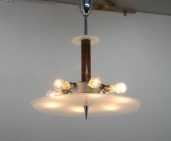 Unique Art Deco/Functionalist Chandelier, 1930s