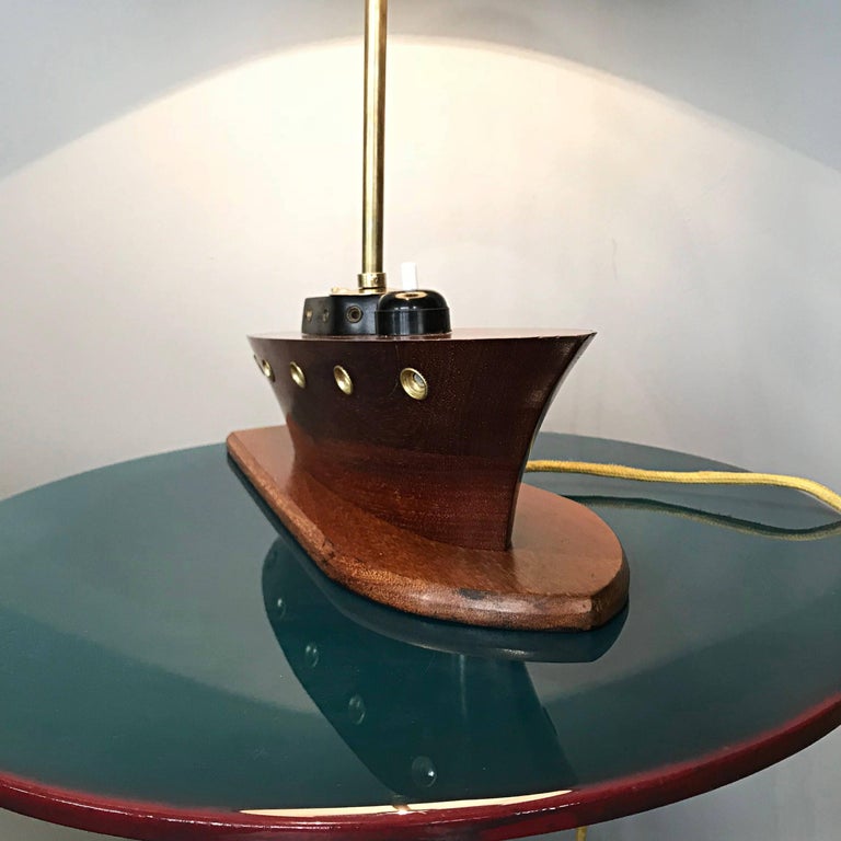 Unique Art Deco Nautical Yacht Table Lamp, 1930s, France at 1stDibs