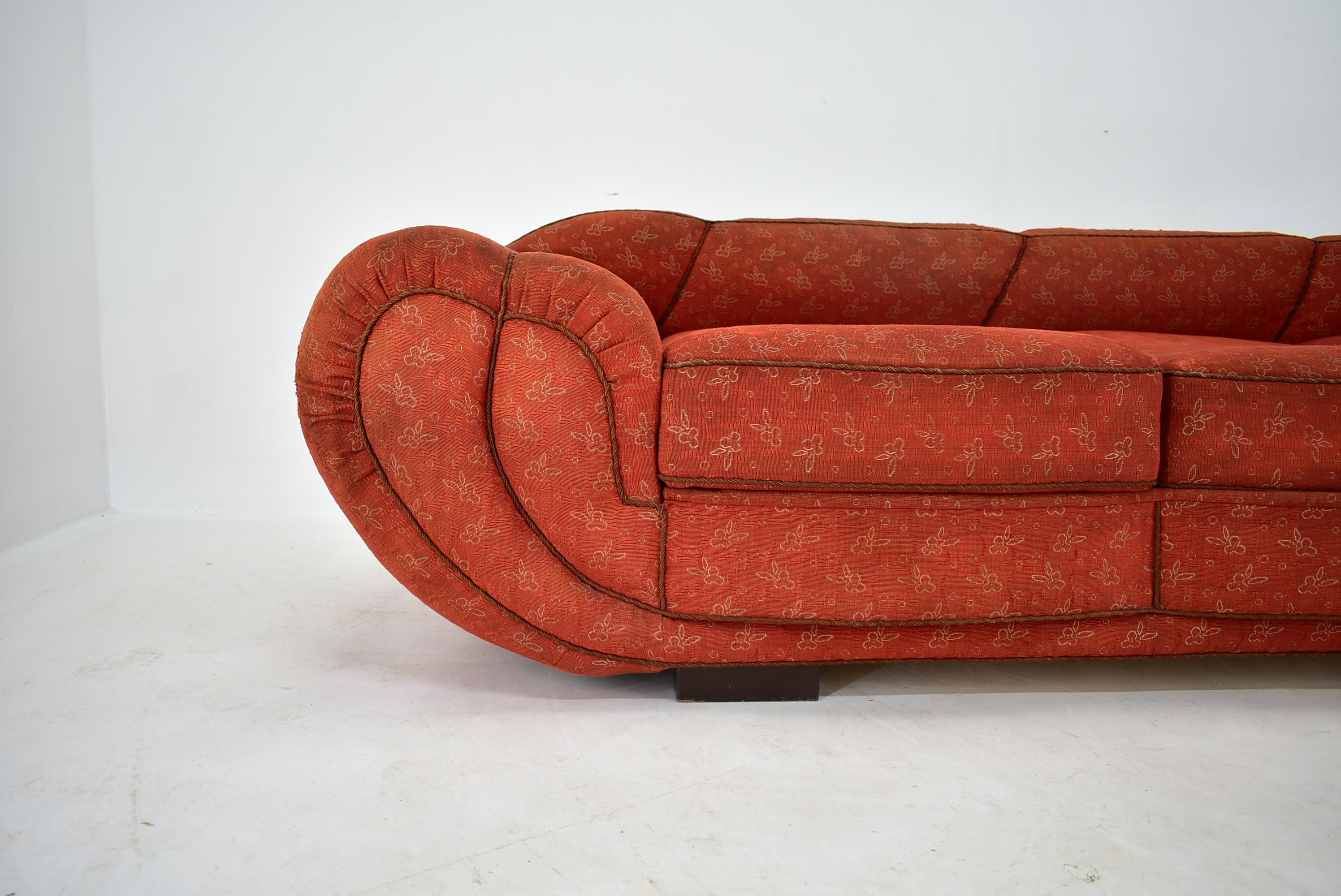 art deco 1920s sofa
