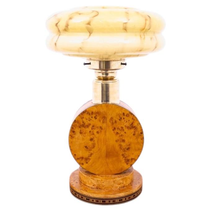 Unique Art Deco table lamp, Poland, mid-20th century.