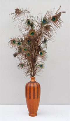 Unique Art Deco Timber Vase, circa 1930s